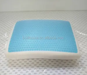 2017 hot selling Bread slow reound super quality cool gel memory foam pillow for neck pain relief