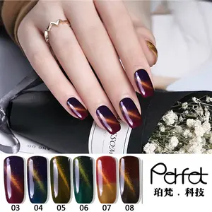 Ice MA Perfect Cat Eyes Gel Polish cambia colore Soak Off Gel UV smalto magnetico prezzo di fabbrica MSDS SGS 2 anni