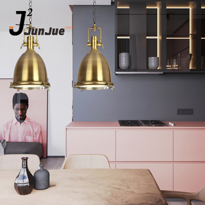 Lampada a sospensione a lampadina E27 con paralume in <span class=keywords><strong>metallo</strong></span> pesante <span class=keywords><strong>Vintage</strong></span> industriale retrò per bar - Product Image 2