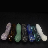 Améthyste naturelle, 1 pièce, pierre de cristal de Quartz d'améthyste naturelle, Phallus pénis, sculpture de pierre minérale, Statue d'art couleur chair