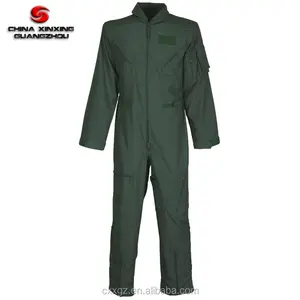 factory price manufacturer supplier cover all Aramid fiber frame retardant green pilot suit