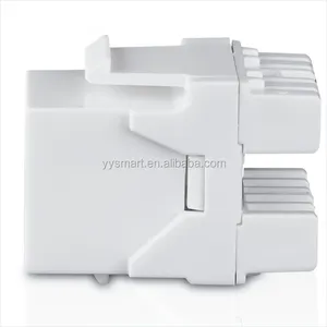 RJ45 cat6 utp unshielded Female krone Keystone Jack 180 Degree