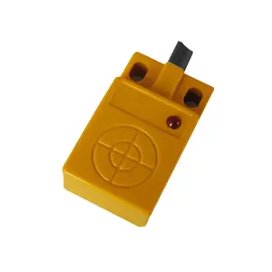 Sensor de detección de posición de Metal, Sensor de interruptor de proximidad inductivo, npn, pnp, 5V dc 12V 24V, Rectangular, pequeño