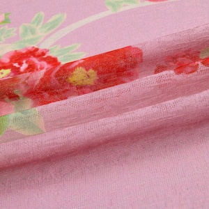 Poliéster <span class=keywords><strong>doris</strong></span> <span class=keywords><strong>Rosa</strong></span> floral clásico Impresión de prendas de vestir de moda de tela jacquard - Product Image 3