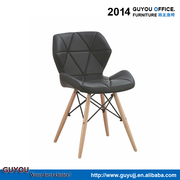 Alibaba express chaise à manger colorée avec cuir PU(GY-604)