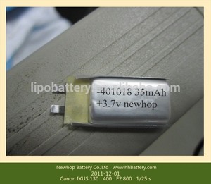 China de litio fabricante de la batería 3.7 v 85 mah baterías lipo para reloj de silicona <span class=keywords><strong>banda</strong></span> con el tamaño - Product Image 5