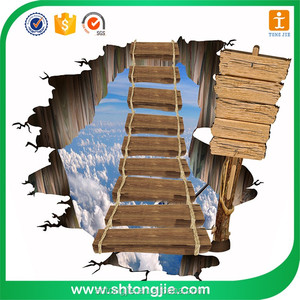 TJ-10 Durable Digital Printed Customized 3d <strong>Floor</strong> <strong>Sticker</strong> 3d Pvc Graphics Fireproof <strong>Sticker</strong> - Product Image 2