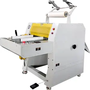 Mesin Laminator Hidrolik 520Mm Profesional dengan Pemotong Pneumatik