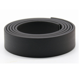 Personalizado azul oscuro 1,2 cm ancho alto PVC elástico Nylon zapatos deportivos cinta acabado mate cuero perro Collar Correa directa - Product Image 3