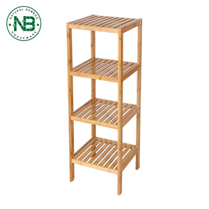 100% naturel plancher <span class=keywords><strong>en</strong></span> <span class=keywords><strong>bambou</strong></span> 4-Tier <span class=keywords><strong>étagère</strong></span> <span class=keywords><strong>d</strong></span>'<span class=keywords><strong>angle</strong></span> <span class=keywords><strong>en</strong></span> bois design - Product Image 1
