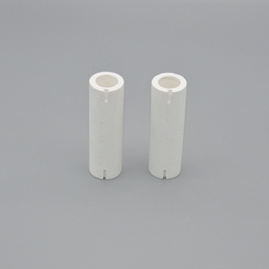<strong>ivory</strong> <strong>white</strong> <strong>pebbles</strong> mullite casting ceramic tubes for lower price - Product Image 1