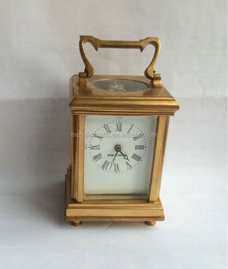 Bắt Chước Từ 18 Đồng Hồ Cổ Nhỏ Bằng Đồng Cổ Điển Cổ Điển Của Pháp 8 Ngày Lặp Đi Lặp Lại Vận Chuyển Đồng Hồ Cơ Chuyển Động - Product Image 2