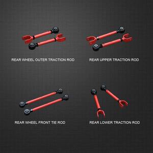 Kit Camber posteriore per Cadillac ATS-L 2014-2019 Trazione Regolabile Asta di Barre di Sospensione - Product Image 2