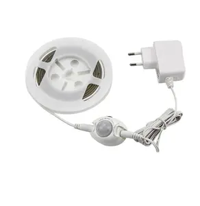 DC12V movimiento activado cama Sensor de movimiento de luz Led de luz de tira