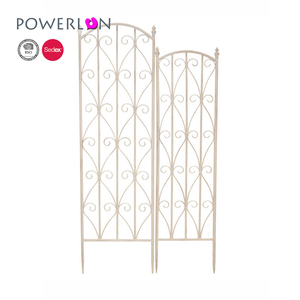Backyard Garden Decorative Wrought Iron <strong>Flower</strong> Stick Plant Garden <strong>Trellis</strong> For Climbing Plant - Product Image 1