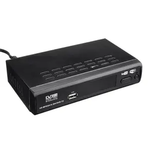 USB2.0 DVB T2 Penyetem TV, Penerima DVB-T2 H-I Penuh 1080P Digital Kotak TV Pintar Mendukung MPEG H.264 I PTV Manual Bawaan