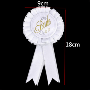 Velo da sposa all'ingrosso in tulle bianco con bordo in raso per <span class=keywords><strong>addio</strong></span> <span class=keywords><strong>al</strong></span> <span class=keywords><strong>nubilato</strong></span>, doccia nuziale, <span class=keywords><strong>accessori</strong></span> per matrimonio - Product Image 6