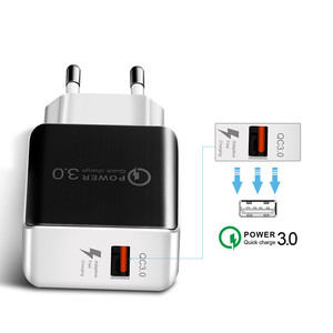 Bộ Sạc Nhanh QC 3.0 Một Cổng <span class=keywords><strong>USB</strong></span> Bộ Chuyển Đổi Tường <span class=keywords><strong>USB</strong></span> QC3.0 Cho Điện Thoại Sạc Nhanh - Product Image 3