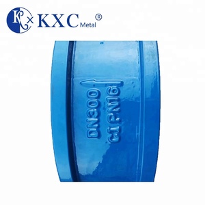 Trung Quốc chất lượng cao van 12 "<span class=keywords><strong>dn250</strong></span> Wafer kép Tấm Bướm kiểm tra van PN16 dh77x với dễ uốn sắt cơ thể đĩa gốc mùa xuân - Product Image 6