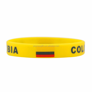 Pulsera <span class=keywords><strong>de</strong></span> silicona con impresión personalizada, pulsera <span class=keywords><strong>de</strong></span> Colombia - Product Image 2