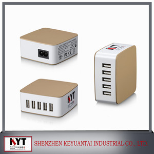 2014 5v 40w 5 port chargeur usb avec ic à <span class=keywords><strong>puce</strong></span> <span class=keywords><strong>pour</strong></span> les comprimés et les téléphones intelligents - Product Image 1