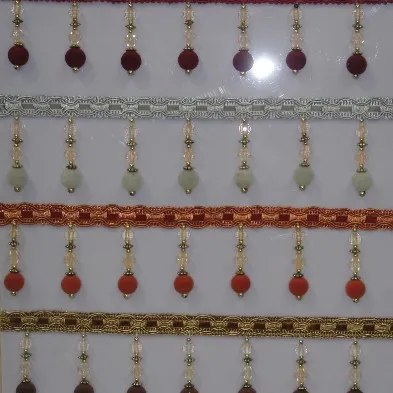 Sac décoration motif personnalisé polyester gland frange