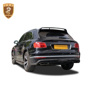 Accesorios <span class=keywords><strong>Modificados</strong></span> para Automóviles, Aptos para Bentley Bentayga, Parachoques Delantero y Trasero, Faldones Laterales, Kits de Carrocería Completos de Fibra de Carbono - Product Image 2