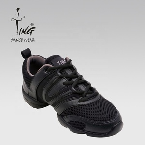 Scarpe da ballo sportive professionali nuove scarpe da ballo con tacco basso in pelle scarpe da ballo Jazz - Product Image 3