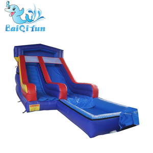 Château gonflable avec <span class=keywords><strong>toboggan</strong></span> et <span class=keywords><strong>piscine</strong></span>, grands toboggans aquatiques gonflables pour enfants - Product Image 1