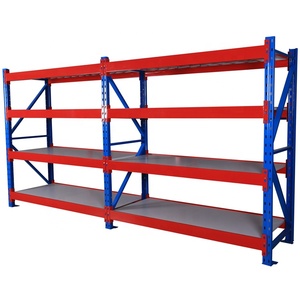Industriale commerciale magazzino rack supermercato acciaio boltless rivetto scaffalature in metallo Pieghevole Rete Metallica Scatola per Carrello