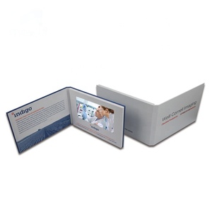 Baterías <span class=keywords><strong>recargables</strong></span> de 7 pulgadas folleto de publicidad lcd tarjeta de felicitación video - Product Image 5
