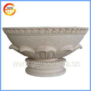 Pot <span class=keywords><strong>de</strong></span> fleur en <span class=keywords><strong>terre</strong></span> brute classique 1 pièce, pot en argile sculpté pour le jardin, décoration <span class=keywords><strong>de</strong></span> jardinière - Product Image 2