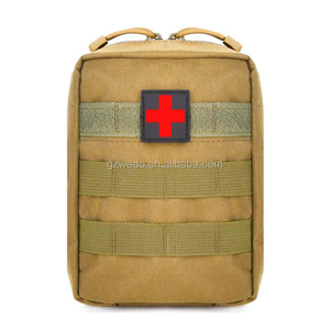 Kantong Trauma MOLLE Taktis, tas pengendali berdarah, tas pertolongan pertama EMT medis bertahan hidup bepergian kantung sabuk IFAK <span class=keywords><strong>Kit</strong></span> kosong - Product Image 2