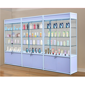 Beauty Salon hiển thị <span class=keywords><strong>Showcase</strong></span> với LED chiếu sáng tóc Salon sản phẩm đứng - Product Image 2
