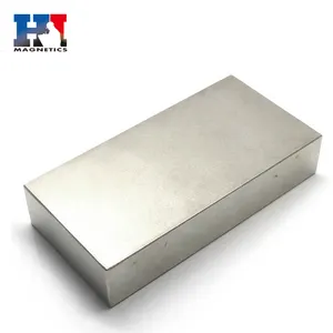 Pembuatan Profesional Ukuran Besar 100X50X20 Mm Super Kuat Besar Langka Bumi Neodymium Magnet