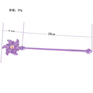 Beste verkauf produkte kunststoff nette lila cosplay prop fee zauberstab - Product Image 6