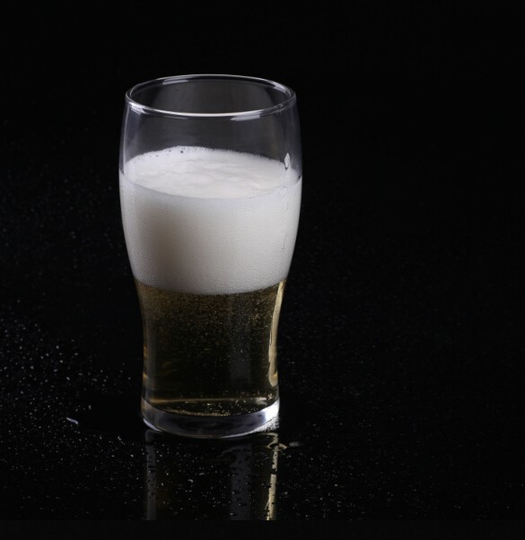 Handmade Heat OEM logo Clear Beer Glass Cup Tea Juice Glass Cup Beer Glass