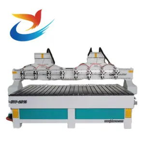 8 spindles working for mass processing wood craft engraving carving machines multi-spindles cnc machine for wood