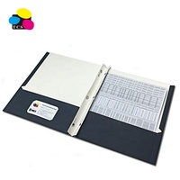 Carpeta de Presentación TCS de Alta Calidad, Ecológica, con Dos Bolsillos para Papel A4, Impresión Offset, 3 Puntas, para Oficina