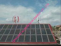 ALLRUN ARC-3KW efisiensi tinggi penggunaan rumah tanah/atap dipasang tanpa kebisingan 3KW Generator angin sumbu vertikal Diameter Rotor 3.6m