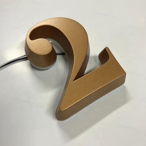 Lettere in Acrilico <span class=keywords><strong>con</strong></span> Illuminazione LED Dorata ad Alta Luminosità, Spessore 25mm, Insegna Alfabetica <span class=keywords><strong>con</strong></span> Luce LED - Product Image 3