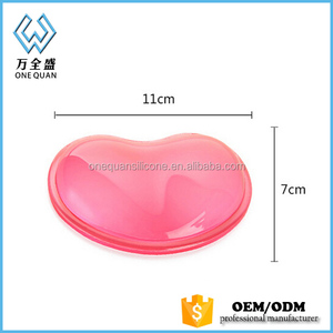 Alfombrilla <span class=keywords><strong>de</strong></span> ratón líquida única transparente en forma <span class=keywords><strong>de</strong></span> corazón flotadores reposamuñecas - Product Image 5