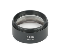 WD165 0.5X 0.7X 1.0X 2.0X Auxiliary Objects Microscope Camera Lens for Trinocular Stereo Zoom Microscope Lens for phone repair