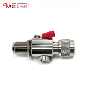 0-3G 0-6G N Male To Female Bulkhead RF Surge Arrester Arrestor Suppressor Lightning Protector 90/230V Gas Discharge Tube GDT