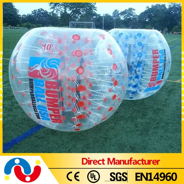Sıcak satış şişme topu takım/İnsan Hamster Topu satılık/bubble tampon topu futbol