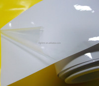 Vinilo Acrílico Transparente Autoadhesivo de una Cara para Plotter de Corte, Rollo para Enmascarar