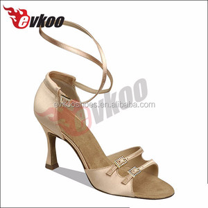 6 Styles de Satin Matériel Talon Haut Zapatos De Baile <span class=keywords><strong>Latino</strong></span> Sandales Diamant Boucle Décorer Mince Chaussures De Danse 3 Couleurs Disponibles - Product Image 1