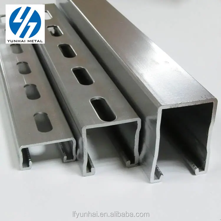Çinko galvanizli C çelik profil boyutları