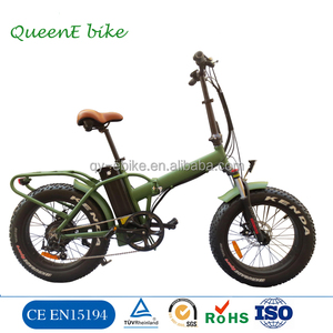 QUEENE/20*4.0 roue vélo électrique 48V 500W moteur sans balais gros pneu vélo électrique montagne E vélo pliant US/Eu entrepôt - Product Image 2