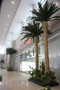 Intérieur En Plastique Canaries Haute Artificielle <span class=keywords><strong>Palmier</strong></span> Plantes, plante artificielle - Product Image 3